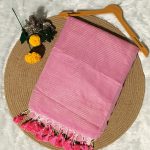 Premium Mulmul Thin Zari Line Saree